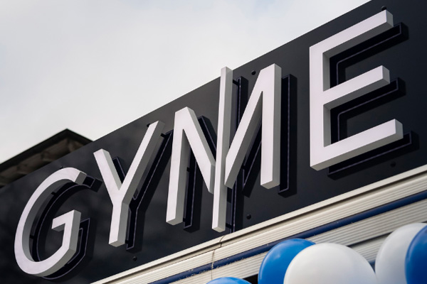 GYME Logo Aussenfassade